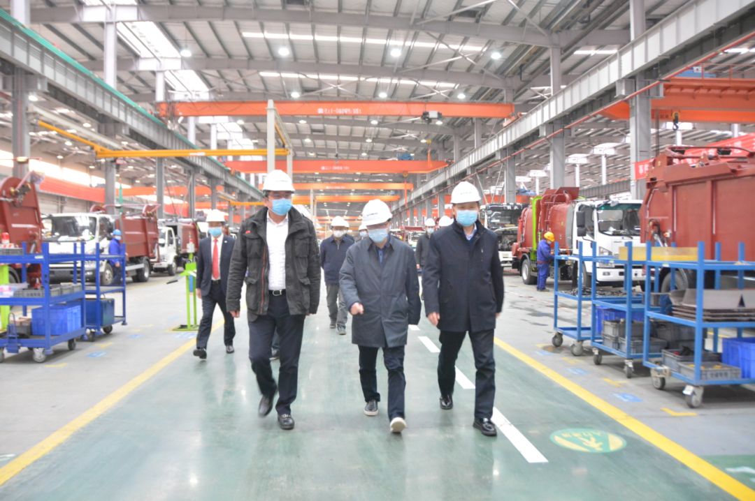 湖南省副省长陈文浩一行调研BB贝博艾弗森环境长沙产业园